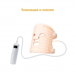 Силиконовая маска для фотоомоложения лица Yamaguchi LED Light Face Mask