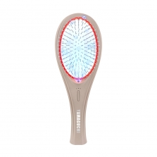Массажная расческа с миостимуляцией Yamaguchi EMS Hair Brush Сappuccino