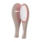 Массажная расческа с миостимуляцией Yamaguchi EMS Hair Brush Сappuccino